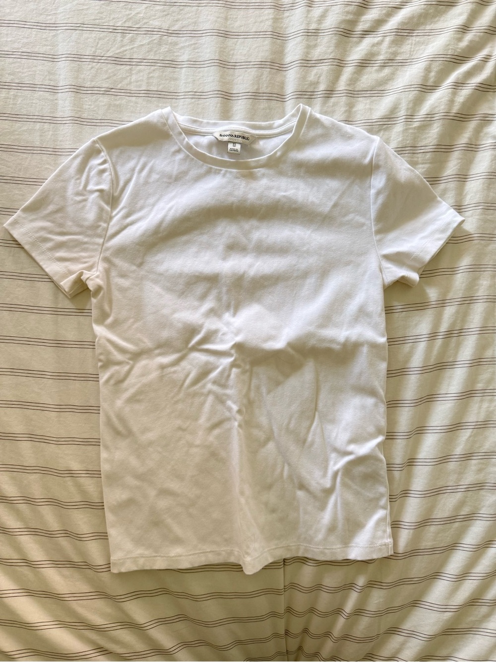 Banana Republic White Baby Tee